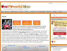Tablet Screenshot of onepowerfulstep.com